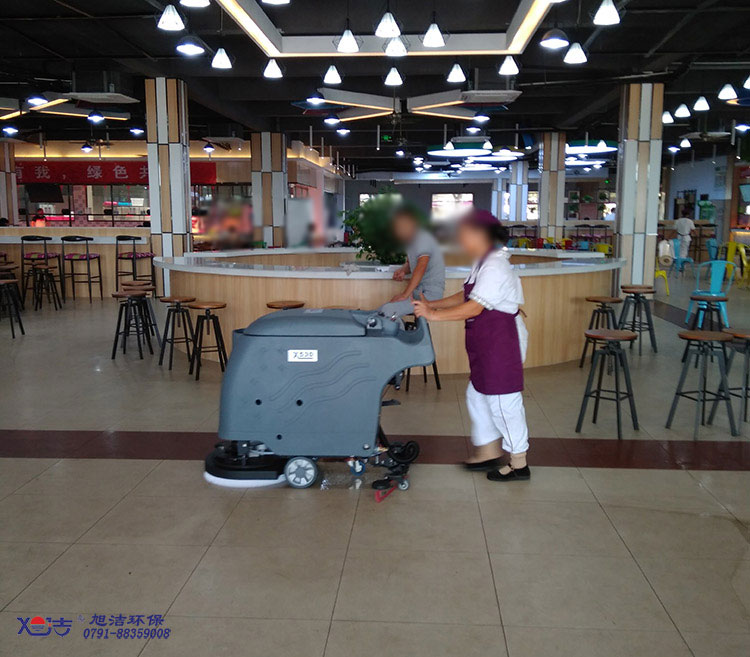 辦公大樓食堂保潔，食堂專用洗地機